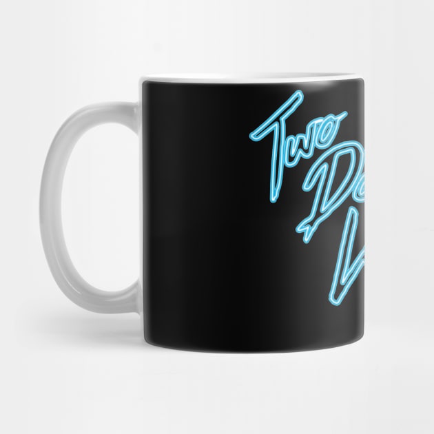 Two Dollar Late Fee (Neon Blue Logo) by Two Dollar Late Fee